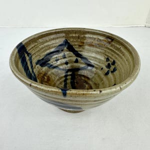 Vintage Signed Handmade Studio Pottery Bowl