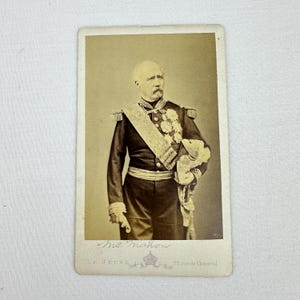 1800's Carte de Visite of French Political Leader McMahon