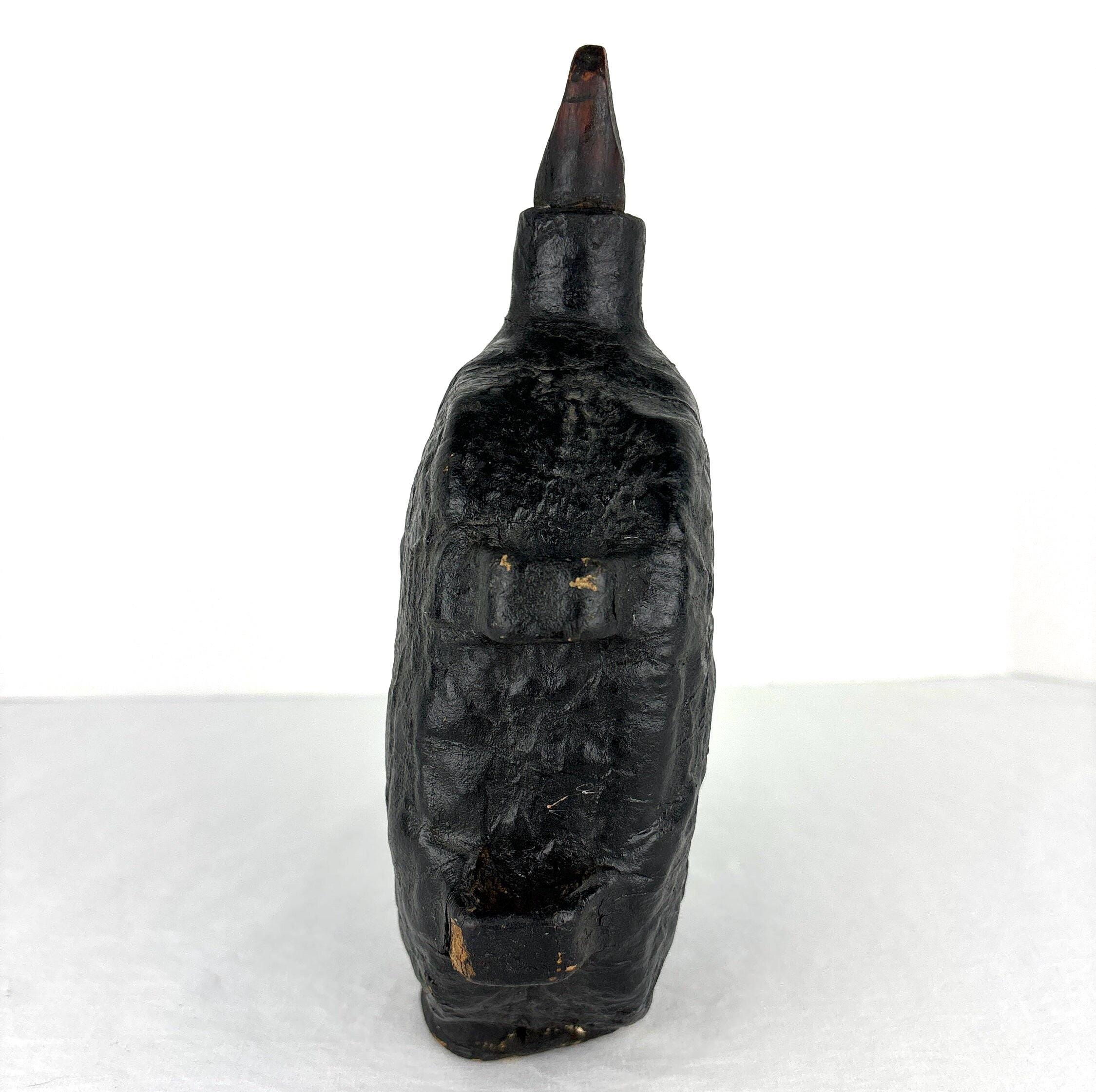 染付長頸瓶　　アンティーク　送料込み0206 Small German Vintage Cobalt Porcelain Candlestick or Small