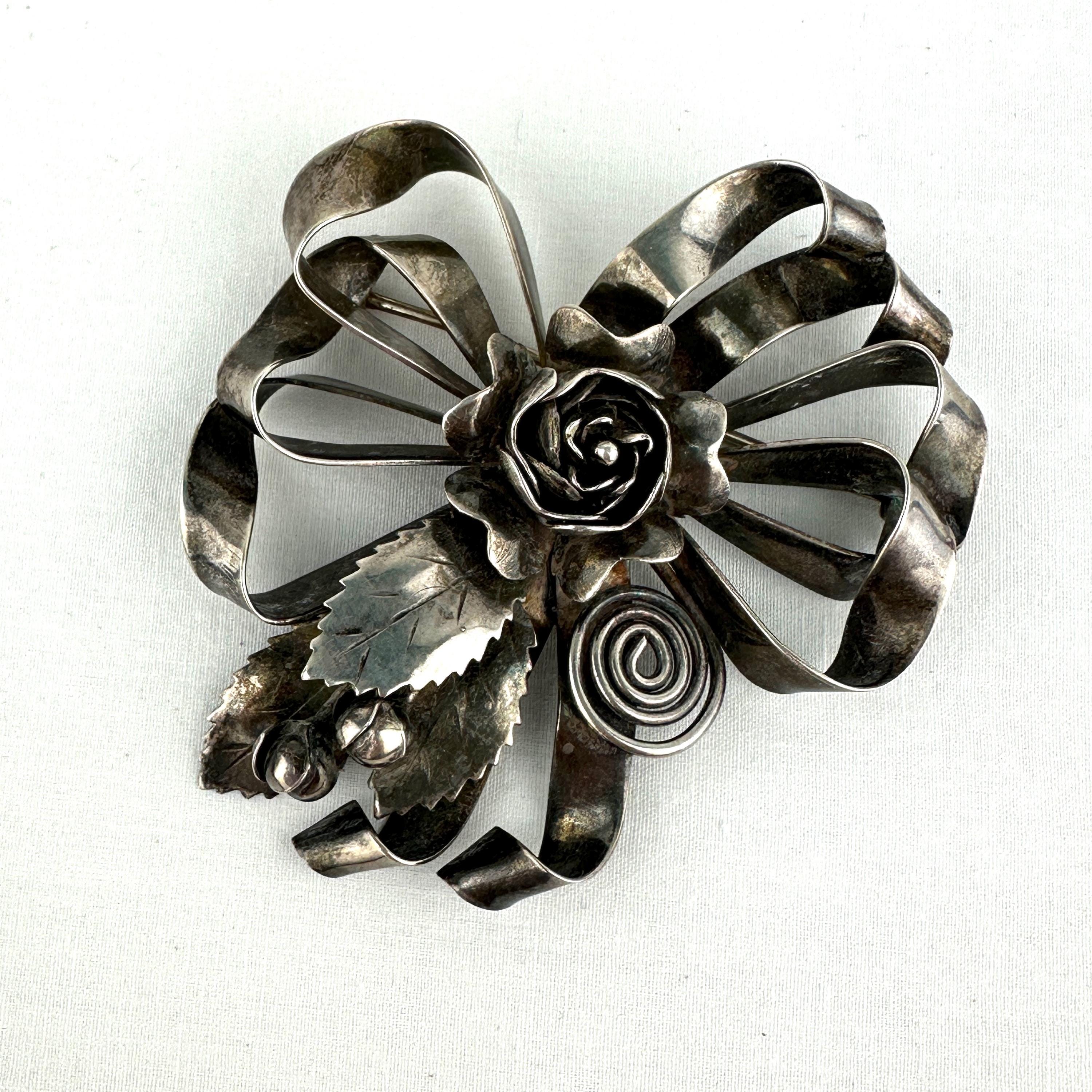 ヴィンテージサフィレット　Hobe 　ブローチ Hobe Sterling - Etsy