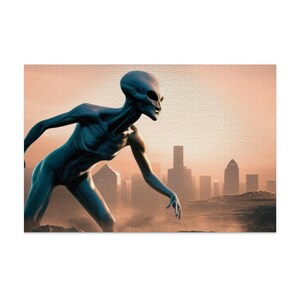 Alien Sci-Fi Puzzle: Futuristic Creature Jigsaw (1014-Piece)