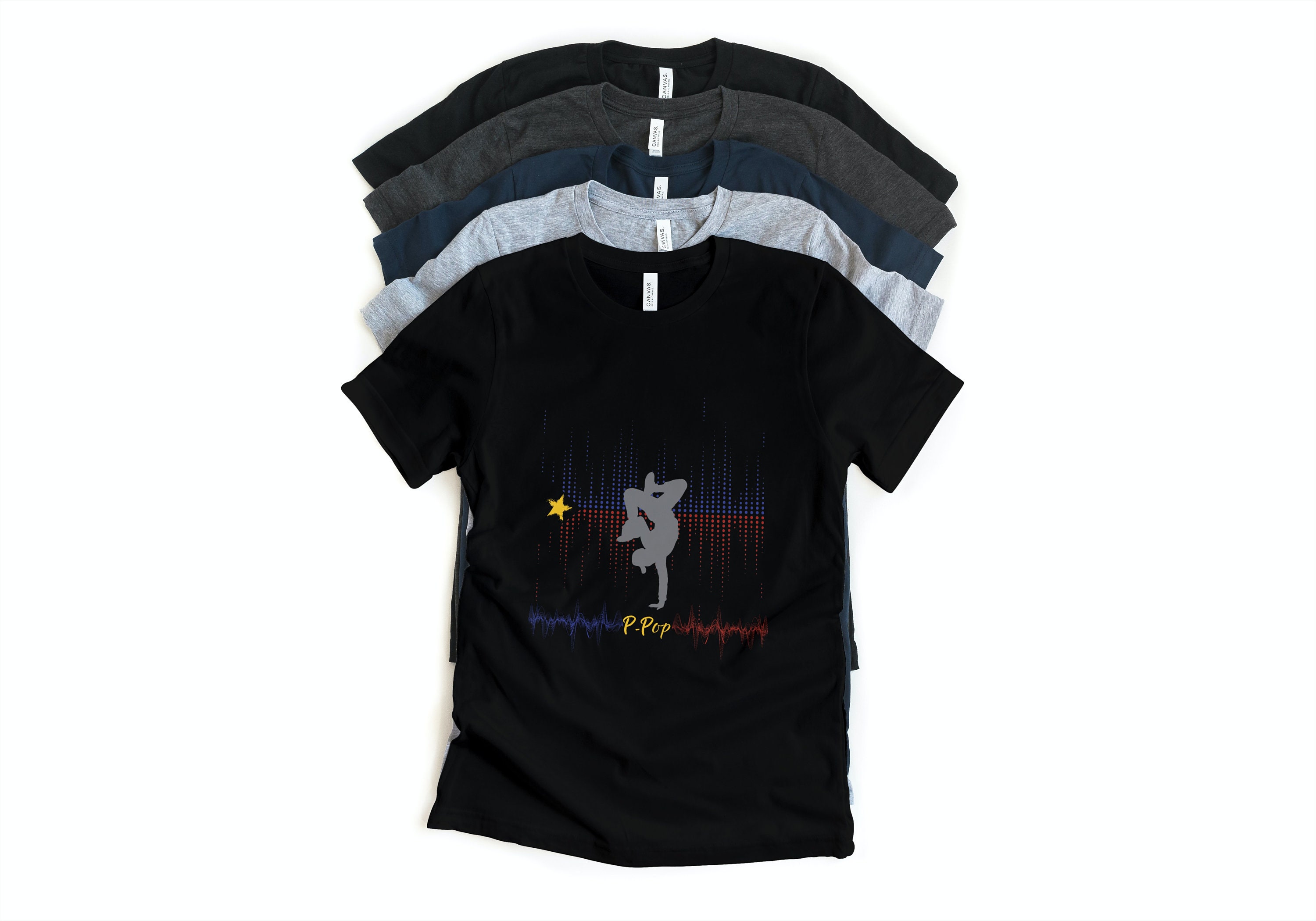 Filipino Shirt Philippines Pop Musicinspired Tee With Filipino Flag