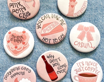 Midwest Princess Buttons - Set of 8 Pins