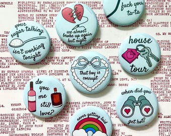 Man’s Best Friend Buttons - Set of 8 Pins
