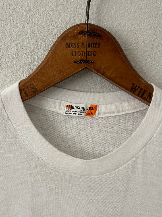 1970s white Munsingwear t-shirt - image 5