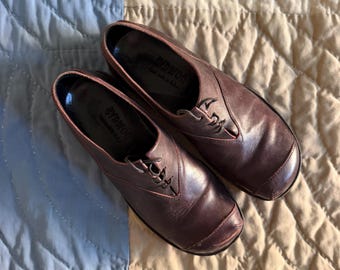 1990s Cydwoq wide toe leather oxford shoes ~ EU 36.5 (Women's 6.5)