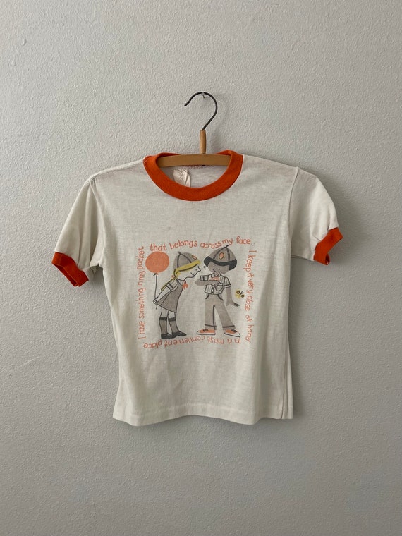 1970s Girl Scouts Brownies baby ringer t-shirt