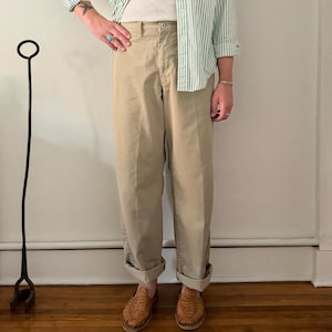 Vintage Wide Leg Chinos - Etsy