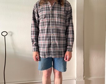 2000s Moose Creek heavy cotton weave flannel shirt