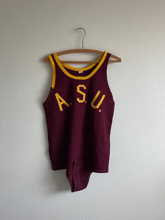 1960s Russell Southern ASU singlet/bodysuit