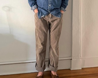 Brown Prana corduroy pants ~ 35x34