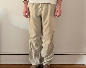 1980s Columbia lightweight nylon belted hiking/outdoors pants ~ Large