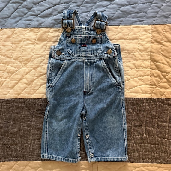 1970s JCPenney ToddleTime Big Mac overalls ~ Toddler size 1.5