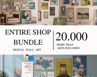 ENTIRE STORE SALE, Wall art bundle,Vintage gallery sets,Eclectic and Maximalist prints,Vintage wall decorations,Altered art,Trendy posters