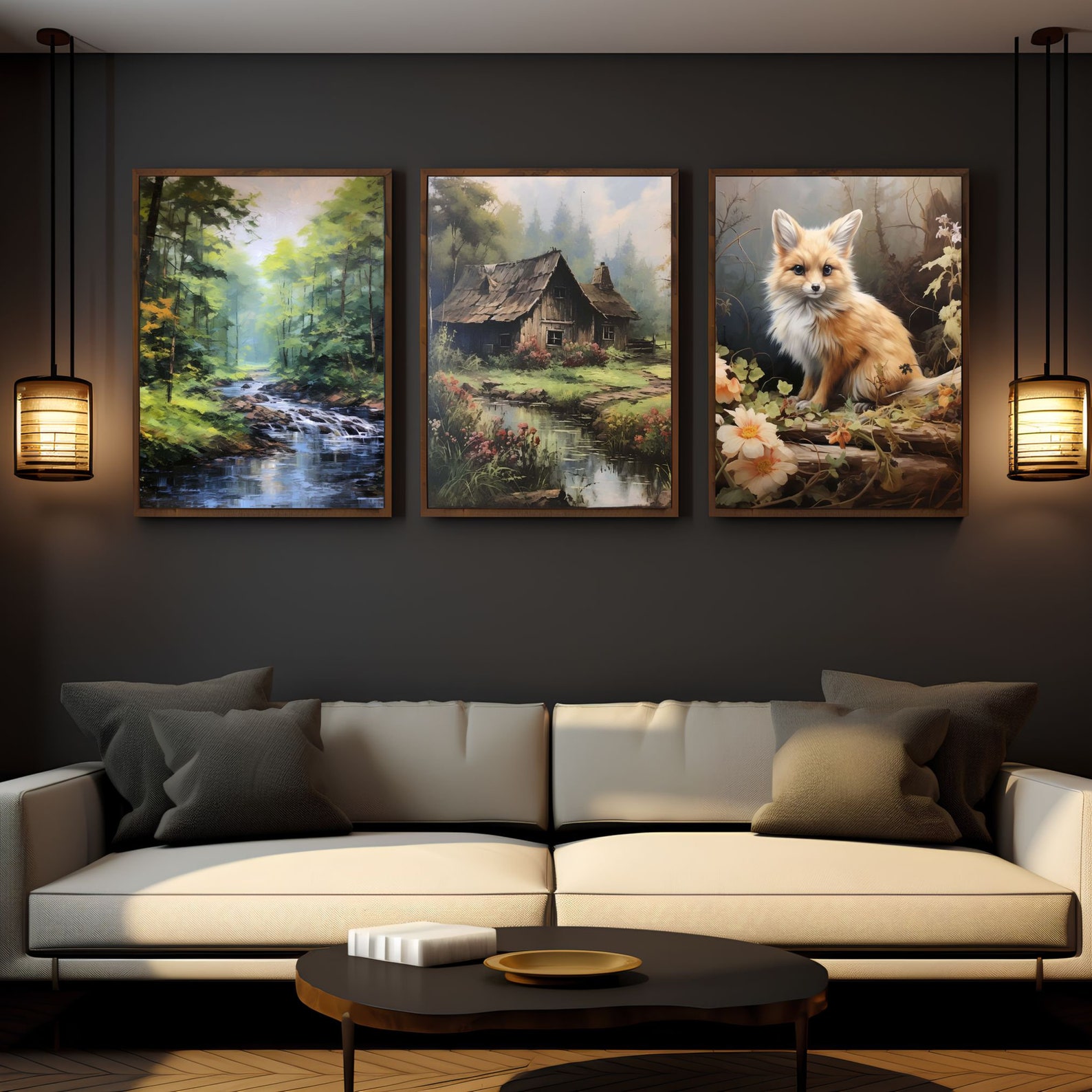 Set of 8 Cottagecore Prints Forest Gallery Wall Set - Etsy