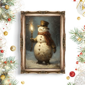 Christmas Still Life | Winter Room Decor, Christmas Prints, Yule Wall Art, Vintage Cottagecore Decor, Painting Aesthetic, Dark Academia Art