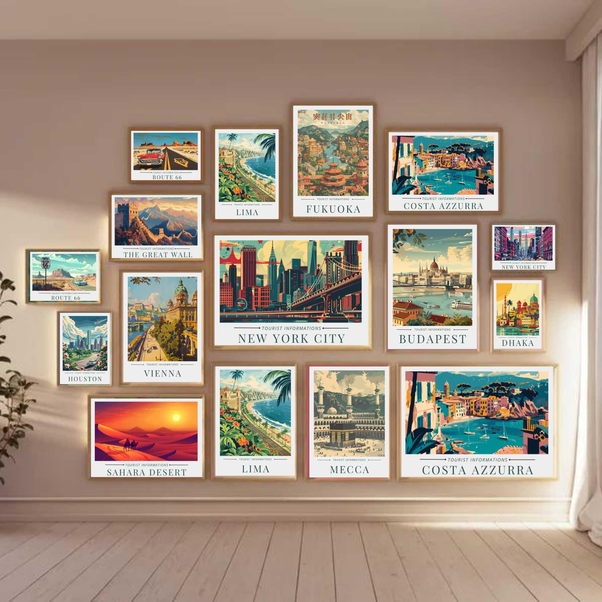 Location Poster, Over 300 Arts, World Map Decor, Retro Travel Posters ...
