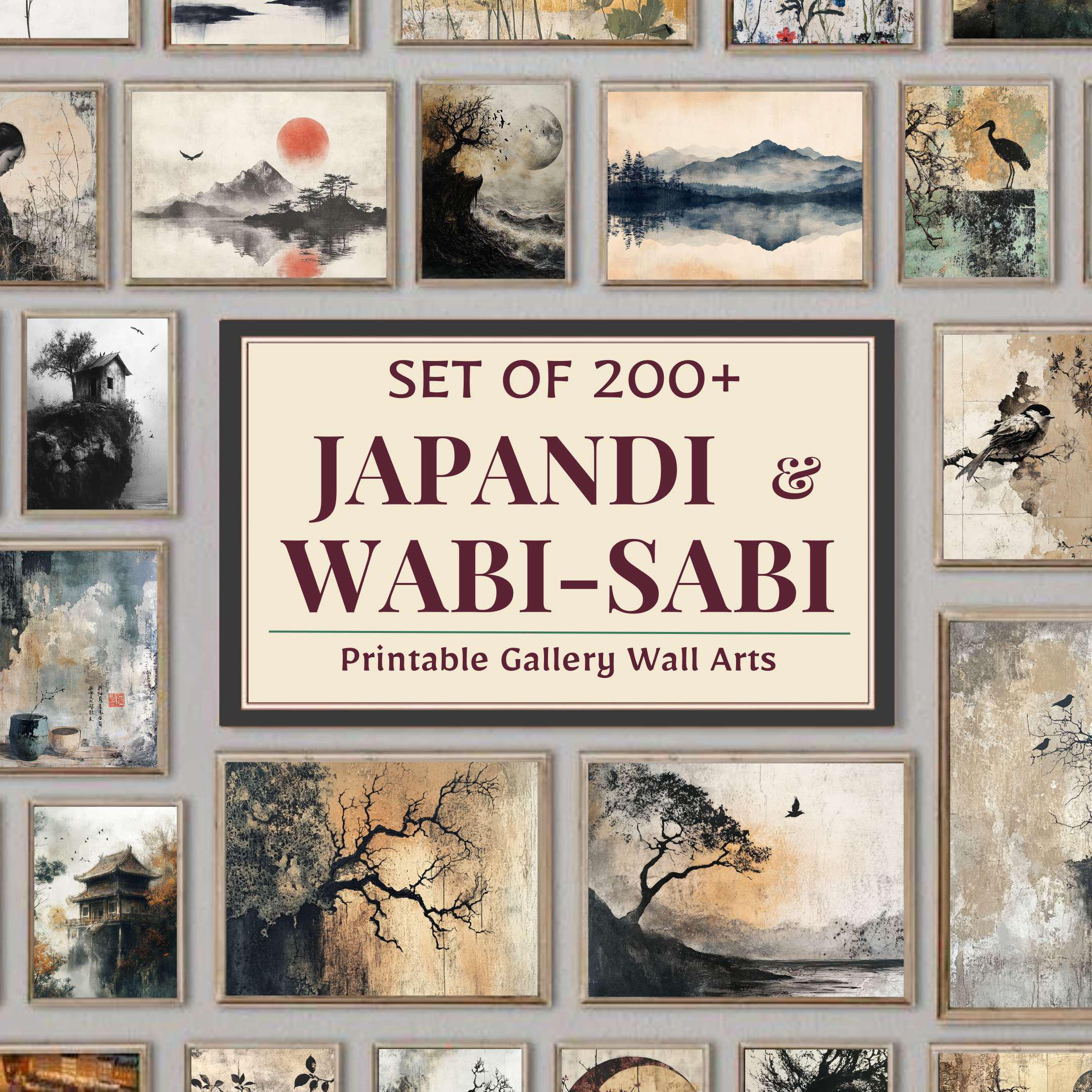 Japandi Wall Art SET of 200 Wabi Sabi Wall Art Prints Abstract Wall Art Set Wabi Sabi Prints Minimalist Wall Art Printable DIGITAL DOWNLOAD