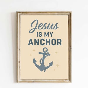 Kids Bible Verse Wall Art, Boys Room Decor Christian Prints, Scripture Wall Art Modern Christian Decor, Boys Bible Nursery