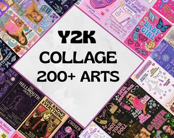 Y2K Collage Kit | 200+ Aesthetic Posters – Pop Art, Teen Nostalgia, Barbiecore, Bratzcore, Digital Room Decor Download