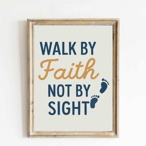 Kids Bible Verse Wall Art, Boys Room Decor Christian Prints, Scripture Wall Art Modern Christian Decor, Boys Bible Nursery