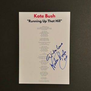 Kate bush signed - Etsy 日本