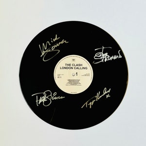 The Clash London Calling Signed Vinyl Record