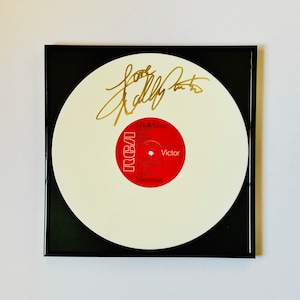 Dolly Parton Jolene Autographed Limited Edition White Vinyl Record With Frame