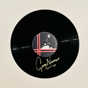 Gary Numan 24 Carat Gold Signature Vinyl Record