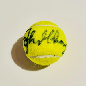 John McEnroe Autographed Wimbledon Tennis Ball