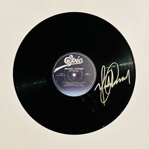 Michael Jackson Off The Wall  24 Carat Gold Signature Vinyl Record
