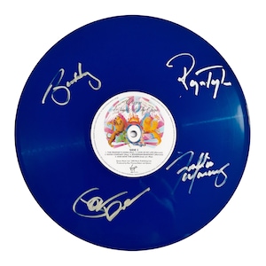 Queen A Night At The Opera Autographed Limited Edition Blue Vinyl Record