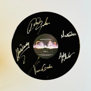 Depeche Mode Live Signed Vinyl Record