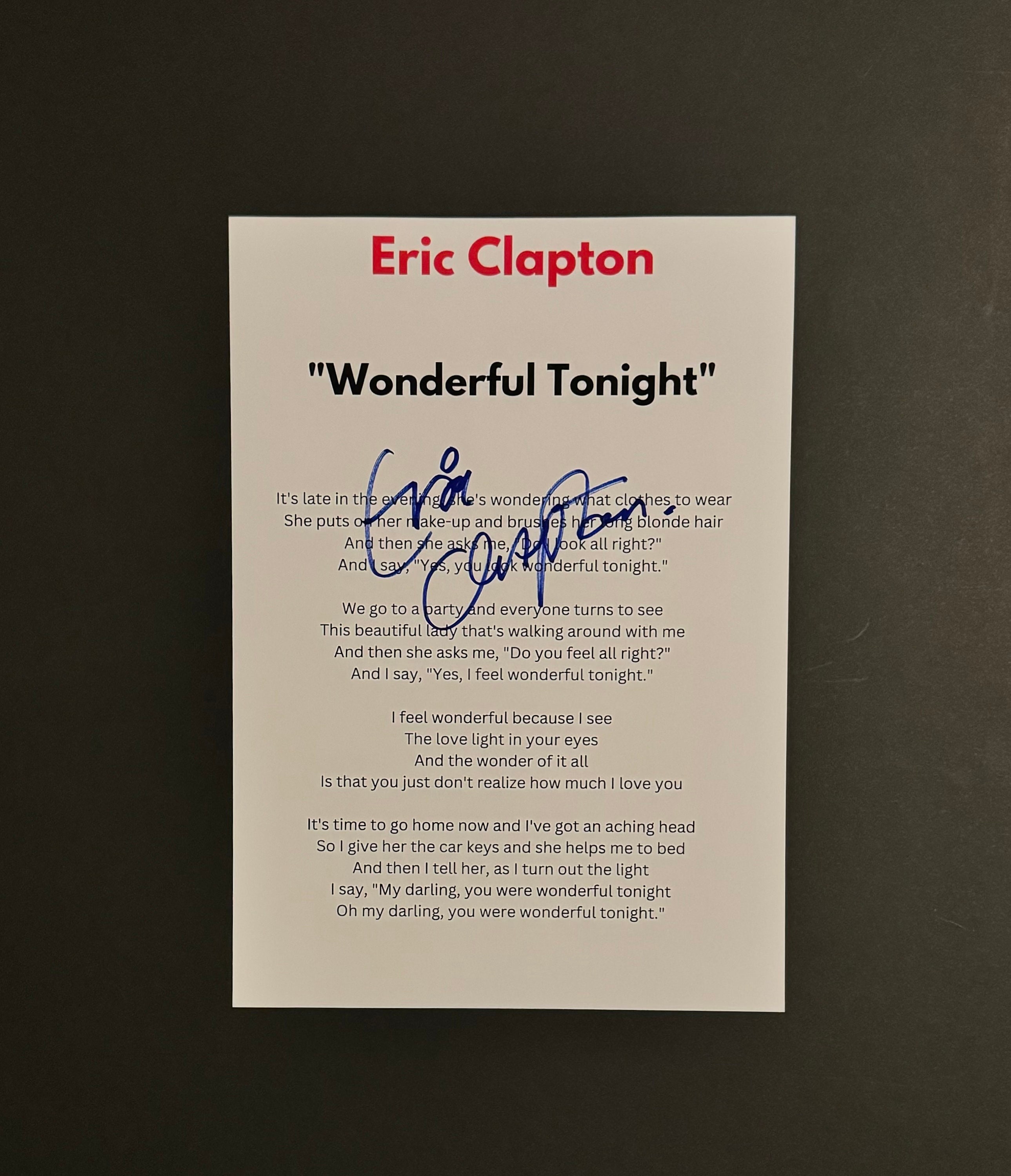 Eric Clapton Autograph - Etsy Eric Clapton Autograph - Etsy