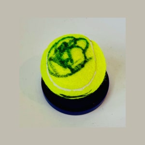 Novak Djokovic Autographed Wimbledon 2024 Tennis Ball