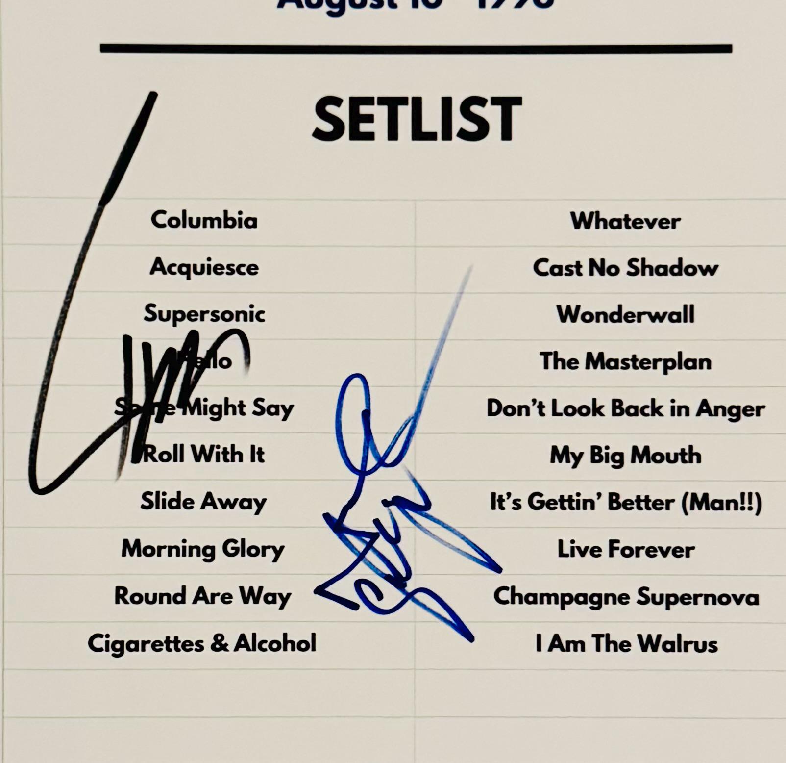 Noel gallagher autograph - Etsy 日本