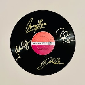 Led Zeppelin II 24 Carat Gold Signature Vinyl Record