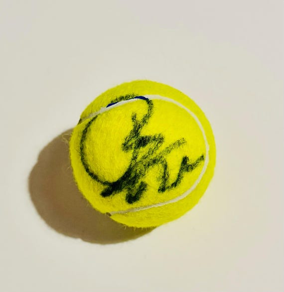 Rafael Nadal Autographed Wimbledon Tennis Ball - Etsy