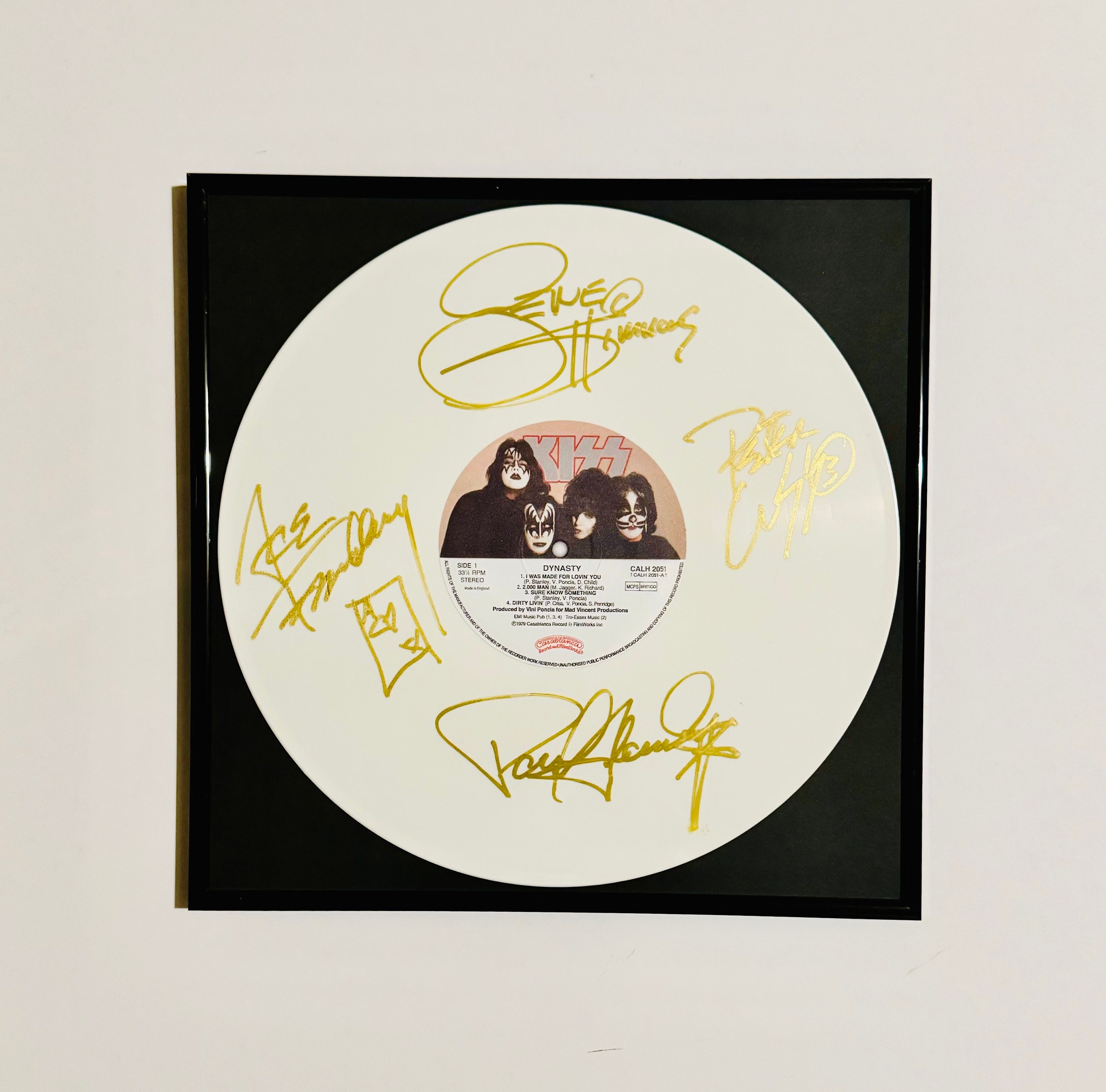 KISS サイン入りCD KISS.、直筆サイン入り、アルバム、レコード、オリジナル