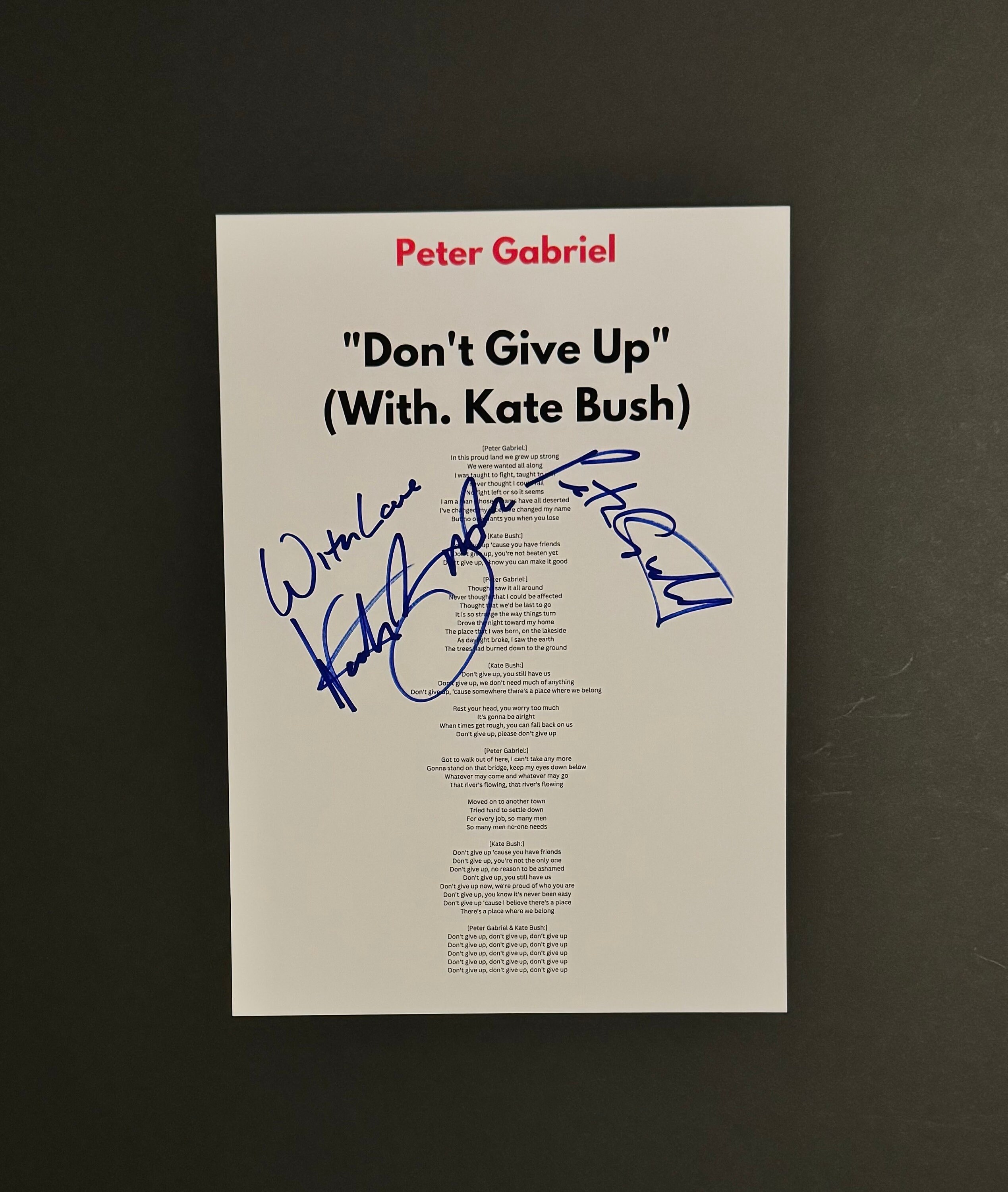Kate bush signed - Etsy 日本