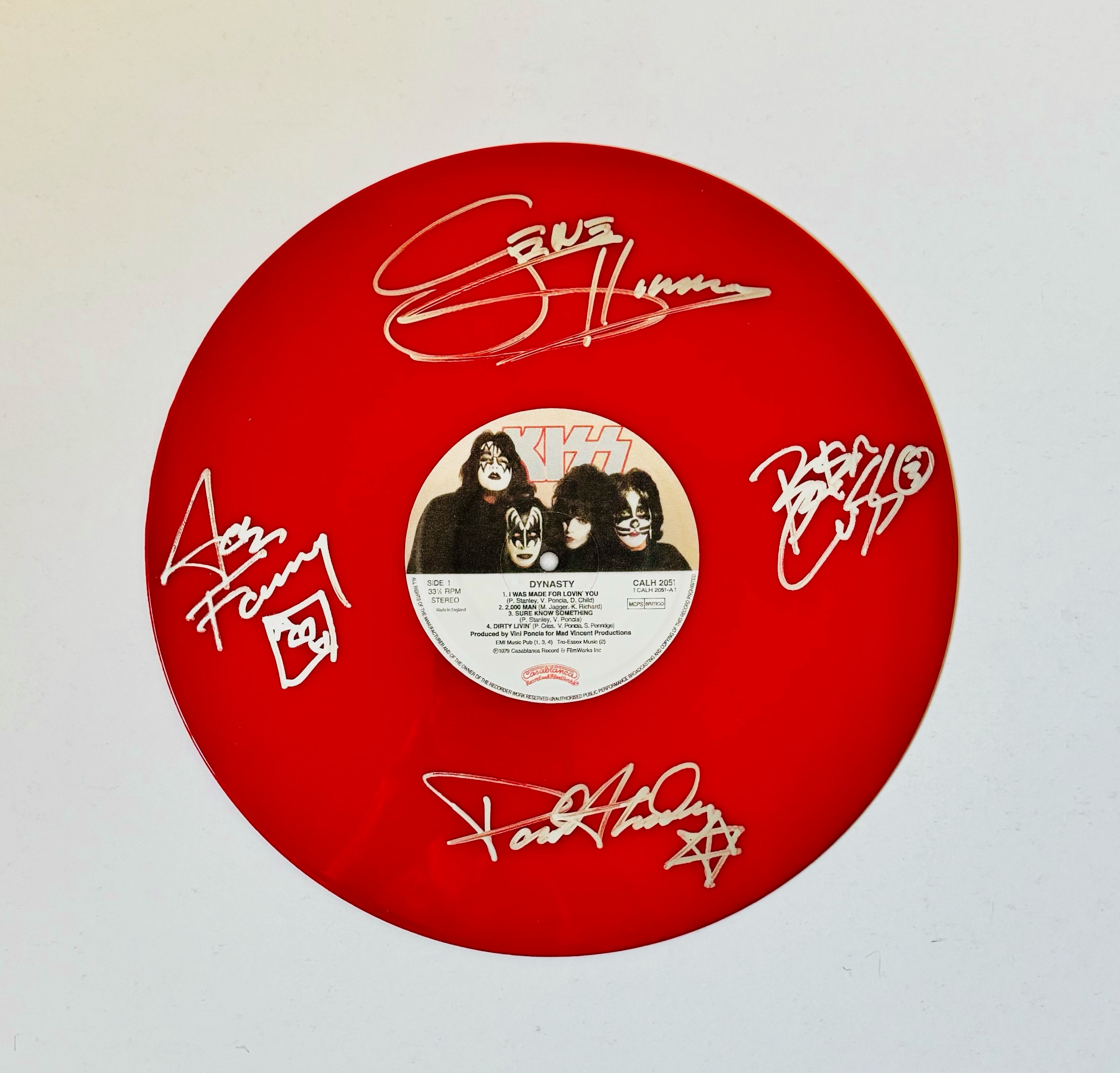 沸騰ブラドン Kiss 日本 Etsy - autograph アート・デザイン・音楽