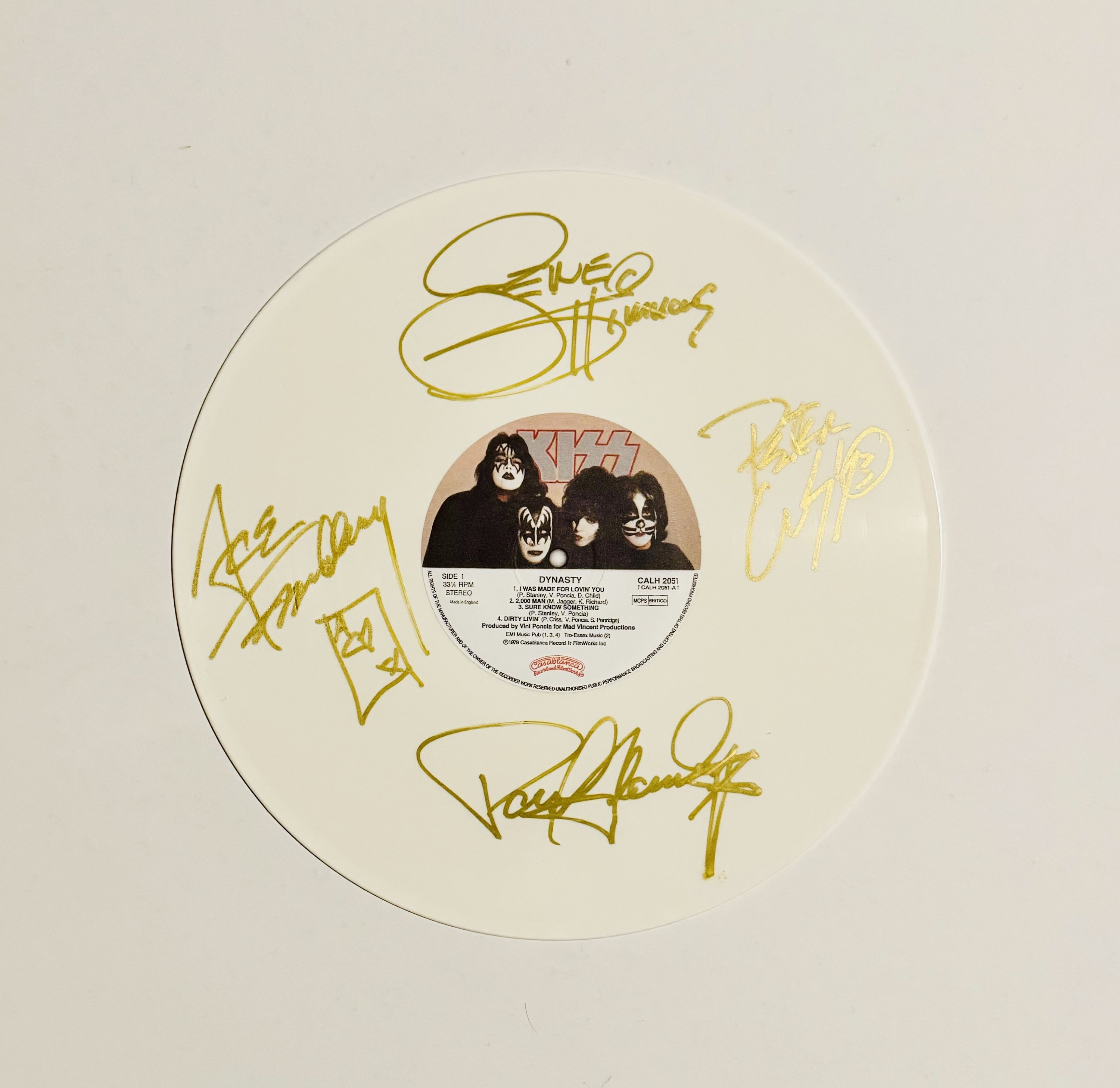 KISS DYNASTY サイン入りCD KISS / DYNASTY (JPN) - Red Ring Records