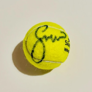 Serena Williams Autographed Wimbledon Tennis Ball