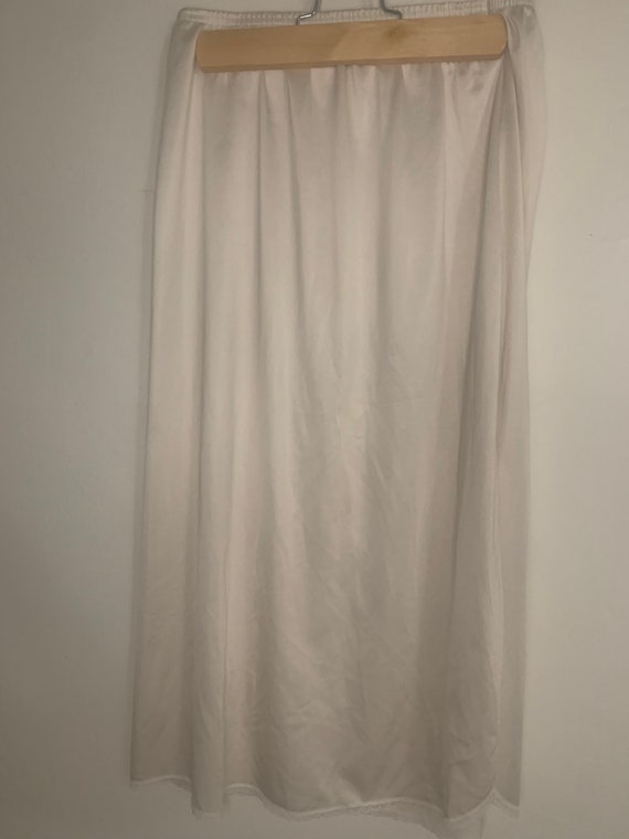 Simple White Half Slip Gem