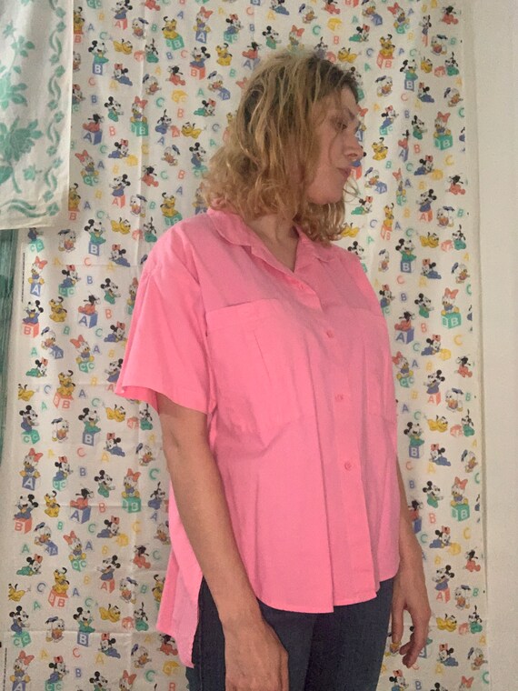 Pink Retro Button Up Large by Headliners - image 3