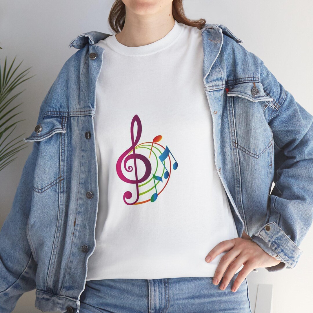 Musical Note Merch Musical Notes Tee - Etsy