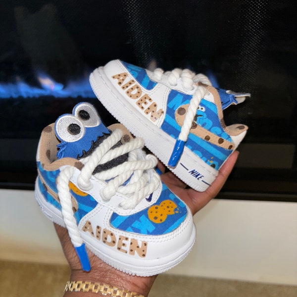 Custom Cookie Monster Shoes