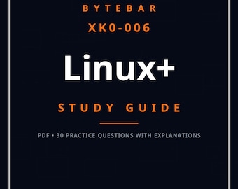CompTIA Linux+ XK0-006 Study Guide PDF | Linux Certification Exam Prep Notes | Instant Download