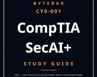 CompTIA SecAI+ CY0-001 Study Guide | AI Security Certification Exam Prep PDF Download