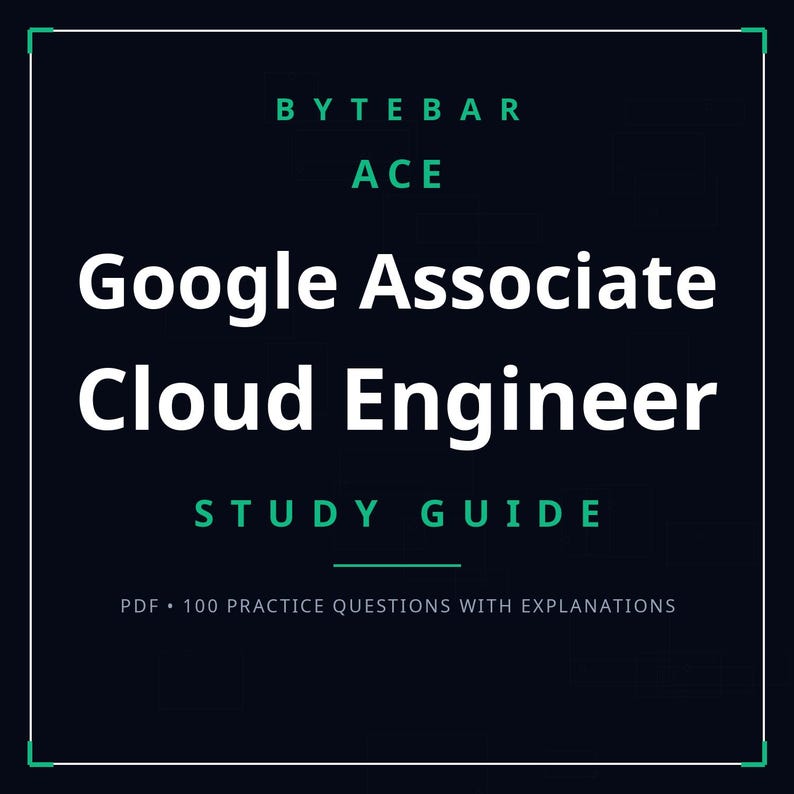 Studiehandledning för Google Associate Cloud Engineer i PDF-format | Förberedelser för GCP-certifieringsprov | Direkt nedladdning bild 1